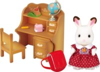 Epoch Sylvanian Families Csokinyuszi Leányzó Íróasztal Szett Figura 7cm