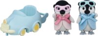 Epoch Sylvanian Families Pingvin Jármű És Figura 6cm