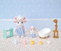 Epoch Sylvanian Families Marshmallow Egerek Fürdőzés Figura Szett 7cm