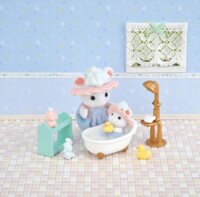 Epoch Sylvanian Families Marshmallow Egerek Fürdőzés Figura Szett 7cm