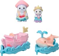 Epoch Sylvanian Families Vidámpark Hullámvasút Játékszett Figurával 11cm