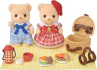 Epoch Sylvanian Families Biscuit Medve Testvérek Piknik Figura 6cm