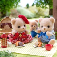 Epoch Sylvanian Families Biscuit Medve Testvérek Piknik Figura 6cm
