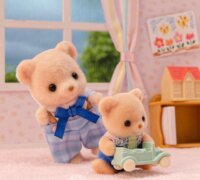 Epoch Sylvanian Families Biscuit Medve Család Figura 8cm