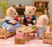 Epoch Sylvanian Families Biscuit Medve Család Figura 8cm