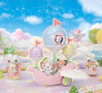 Epoch Sylvanian Families Mágikus Léglufi Hajó Figurával 14cm