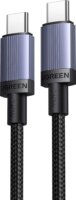 Ugreen L528 USB-C apa - USB-C apa Adat és töltőkábel 240W 3m - Fekete/Szürke