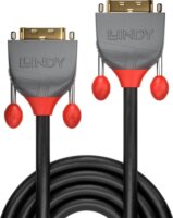 Lindy 36227 Anthra Line DVI-D - DVI-D Dual-Link Kábel 15m - Fekete / Szürke