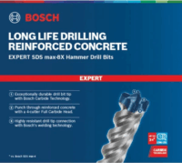 Bosch Ø 28 x 800/920mm Professional Expert SDS-max-8X Beton fúrószár
