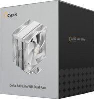 Ocypus Delta A40 Elite Dual Fan PWM Univerzális CPU Hűtő - Fehér