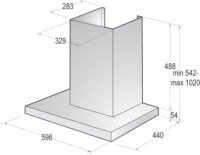 Gorenje WHT66236B Okos Beépíthető Páraelszívó Szagelszívó - Fekete