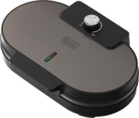 Black+Decker BXFC3200E Szív alakú Gofrisütő 1400W - Sötétszürke
