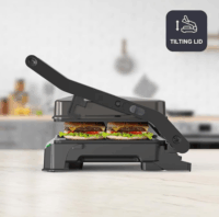 Black+Decker BXGR1001E Elektromos Asztali Grillsütő 1000 Watt - Fekete