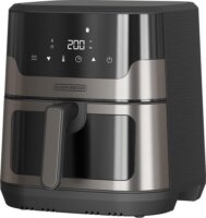 Black+Decker BXAF8001E AirFryer Forrólevegős sütő 8L 1700 Watt - Fekete / Ezüst