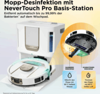 Shark RV2910XEEUWH Smart Robotporszívó felmosó funkcióval - Fehér