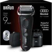 Braun Series 9 Sport 9150cc Vezeték nélküli Akkus Nedves-Száraz Borotva / Arcszőrigazító - Fekete