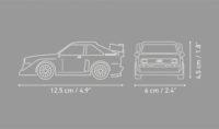Cobi 24667 Audi Quattro S1 E2 147 Darabos Építőjáték