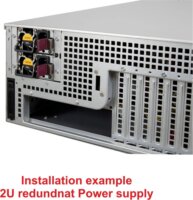 Inter-Tech 4U-4408L 4U Rack Szerver Ház (48,5 x 17,8 x 69 cm) - Fekete