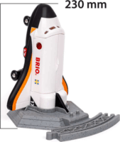 Brio World Űrhajó Fénnyel És Hanggal 29cm - Fehér