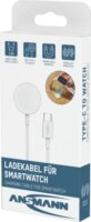 Ansmann 1700-0210 USB-C Apple Watch Mágneses Töltőkábel 1m - Fehér