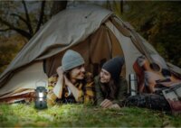 Ansmann CL270B Hordozható Elemes Kemping LED Lámpa 270 Lumen - Zöld