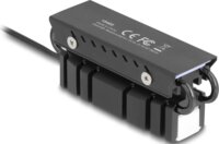 Delock 18460 RGB M.2 SSD Hűtőborda - Fekete