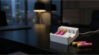 Ansmann 1001-0182 4x AAA NiMH Akkumulátor töltő + 4db elem (1400mAh)