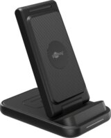Goobay 77671 3in1 Qi Wireless Töltő 15W - Fekete