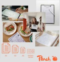 Peach PBP351 Meleg/Hideg A4 Laminálógép és Trimmer + Lamináló Fólia Szett - Fehér