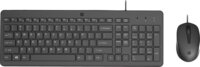 HP 150 Vezetékes Billentyűzet + Egér DE - Fekete