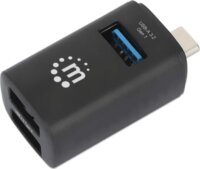 Manhattan 180993 3-port USB-C Mini HUB (1x USB 3.0 + 2x USB 2.0)