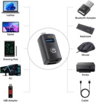 Manhattan 180993 3-port USB-C Mini HUB (1x USB 3.0 + 2x USB 2.0)