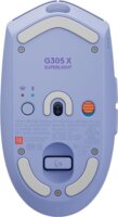Logitech G305 X Superlight Bluetooth + RF Wireless Gaming Egér - Lila