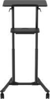Gembird TVS-DESK-01-BK Állítható Álló Gurulós Irodai Asztal - Fekete