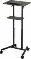 Gembird TVS-DESK-01-BK Állítható Álló Gurulós Irodai Asztal - Fekete