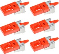 SmartKeeper Essential LAN RJ45 Kábelzár rögzítő (6 db/csomag) - Piros