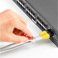 SmartKeeper Essential LAN RJ45 Kábelzár rögzítő (6 db/csomag) - Piros