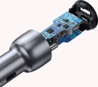 Ugreen CD213 USB-C (PD) + USB-A Autós gyorstöltő 36W - Szürke
