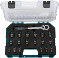 Makita E-30069 Racsnis Dugókulcs készlet (19db / csomag)
