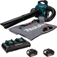 Makita DUB363PG4V Akkumulátoros Lombfúvó / Szívó + 4x 18V Akku