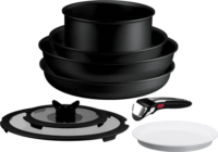 Tefal P0009953 Ingenio Excellence+ 8 részes Serpenyő készlet 18 / 22 / 28 cm - Fekete