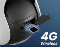 Reolink Go Series G440+ Smart Wifi 4K UltraHD forgatható napelemes Okos Kamera - Fehér