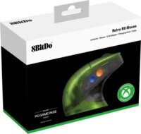 8BitDo Retro R8 Xbox Edition Bluetooth + RF Wireless Gaming Egér Dokkolóval - Zöld