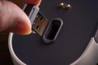 8BitDo Retro R8 N Edition Bluetooth + RF Wireless Gaming Egér Dokkolóval - Szürke
