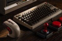 8BitDo Retro R8 C64 Edition Bluetooth + RF Wireless Gaming Egér Dokkolóval - Barna