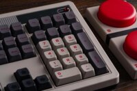 8BitDo Retro 108 N Edition Mechanikus Tri-Mode Wireless Gaming Billentyűzet US - Szürke/Fehér/Piros