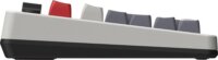 8BitDo Retro 108 N Edition Mechanikus Tri-Mode Wireless Gaming Billentyűzet US - Szürke/Fehér/Piros