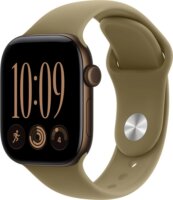 Apple Watch Series 12 Cellular Okosóra 42mm S/M Olívazöld Sport szíjjal - Bronz