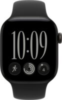 Apple Watch Series 12 Cellular Okosóra 42mm S/M Fekete Sport szíjjal - Fekete