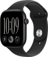Apple Watch Series 12 Okosóra 46mm M/L Fekete Sport szíjjal - Fekete